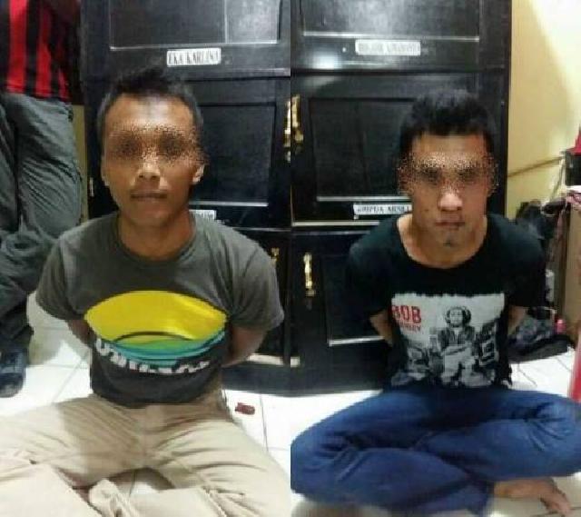 Di Inhu, Dit Reskrimum Polda Riau Berhasil Tangkap Dua Pelaku Rampok