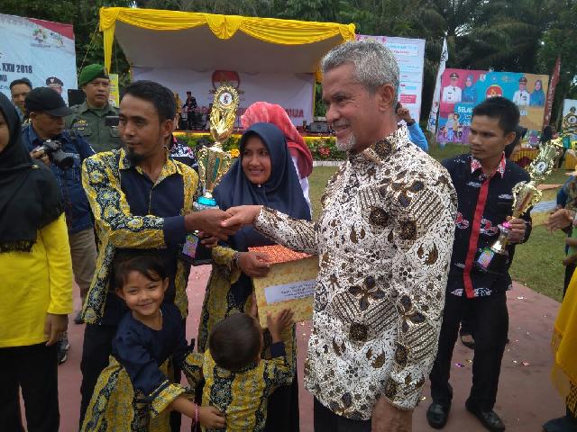 Wabup Said Hasyim HARGANAS ke - XXV Tingkat Provinsi Riau di Pelalawan