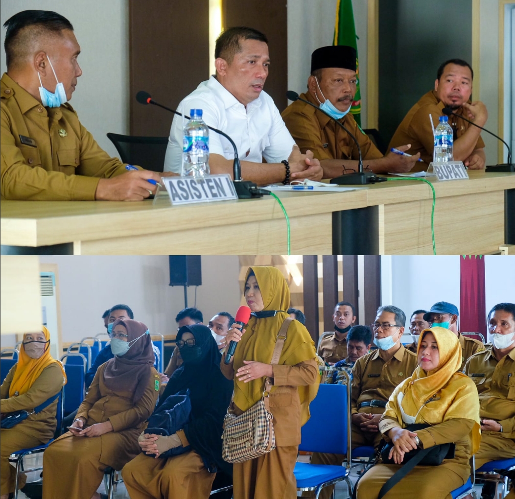 Bupati H Muhammad Adil SH Audiensi Dengan Kepala Sekolah SMA/SMK/MA Se-Kabupaten Kepulauan Meranti