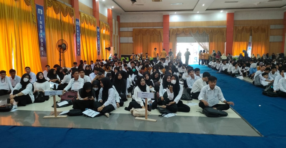 Ratusan Mahasiswa Baru ITB-Indragiri Ikuti Kegiatan PKKMB