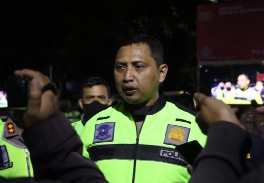 Antisipasi Kejahatan Jalanan, Polres Metro Tangerang Patroli  ke Pemukiman Warga