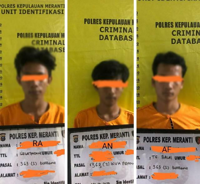 Bobol Sekolah Tiga Pemuda di Meranti Ditangkap Polisi