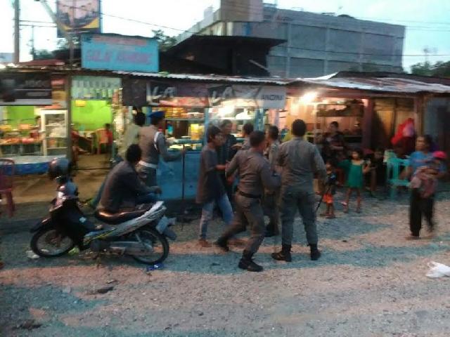 Saat Patroli, Anak Punk Serang Satpol PP Pekanbaru