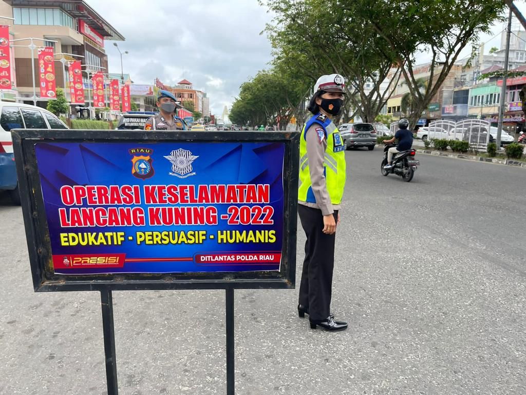 Polda Riau Gelar Operasi Keselamatan Selama Dua Pekan, Patuhi Lalu Lintas dan Protokol Kesehatan