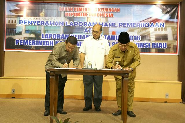 Prestasi Gemilang Pemkab Inhil Raih WTP BPK Riau