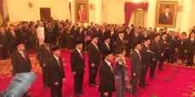 Ini 12 Mentri dan Kepala BKPM Yang Dilantik Presiden Joko Widodo