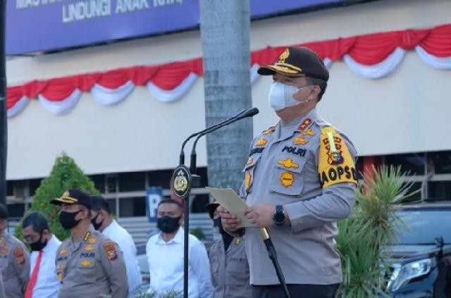 693 Personel Polda Riau Naik Pangkat, Kapolda Ingatkan Selalu Berbuat Baik