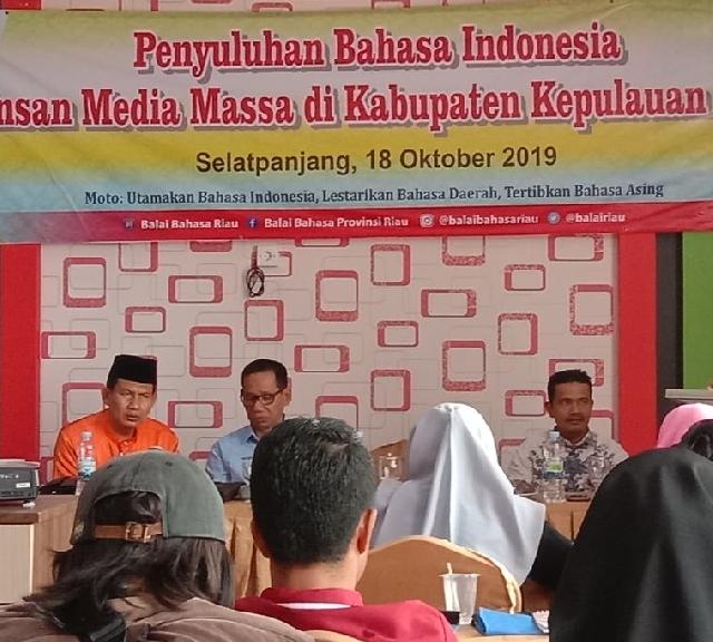 DPC MOI Meranti Hadiri Penyuluhan Bahasa di Taja Balai Bahasa Provinsi Riau