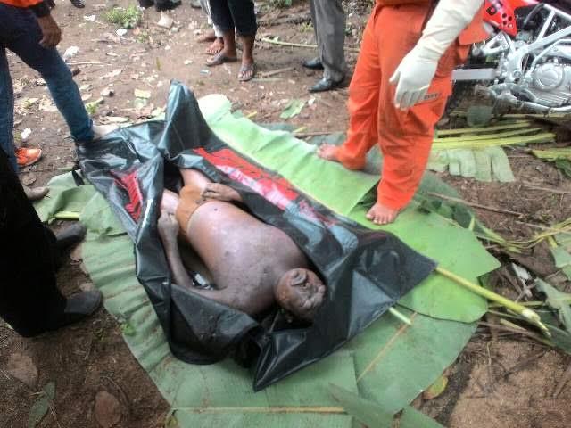 Warga desa Tambak Inhu Geger Atas Penemuan Mayat di Sungai Indragiri