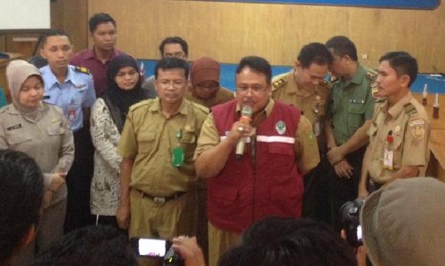 Konfrensi Pers, Kegiatan Penanggulangan Asap oleh Dinkes Provinsi Riau
