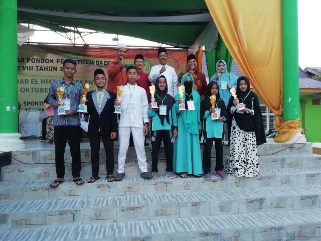 2 Santri Ponpes Daarul Quran Rohul Wakili Riau Pada POSPENAS Jabar 2019