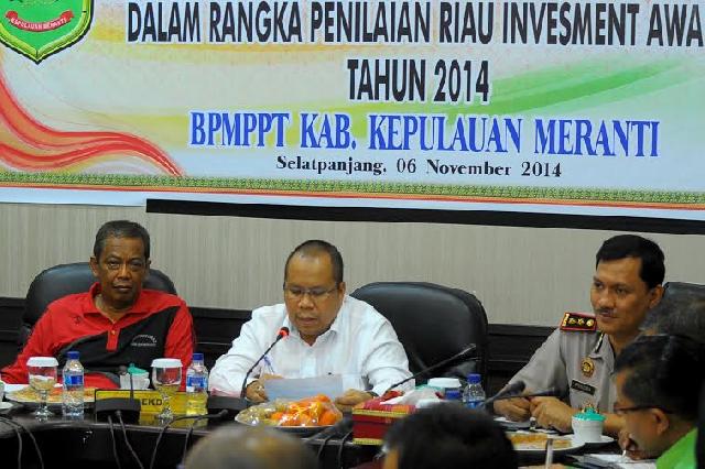 Iklim Investasi Meranti Lebih Maju Dibanding Kabupaten Lain Di Riau