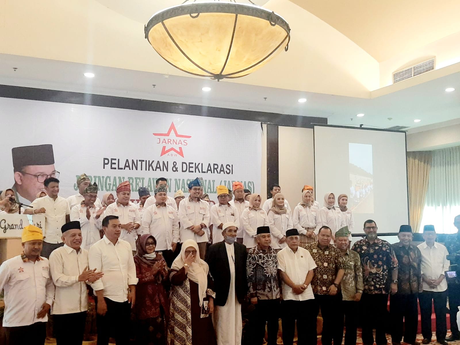 Pelantikan dan Deklarasi Jarnas ABW Riau Dihadiri Puluhan Tokoh Lintas Partai
