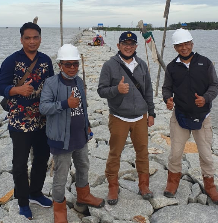 Senilai Rp15 Miliar Tanggul Pemecah Ombak di Pulau Merbau Akan Dibangun