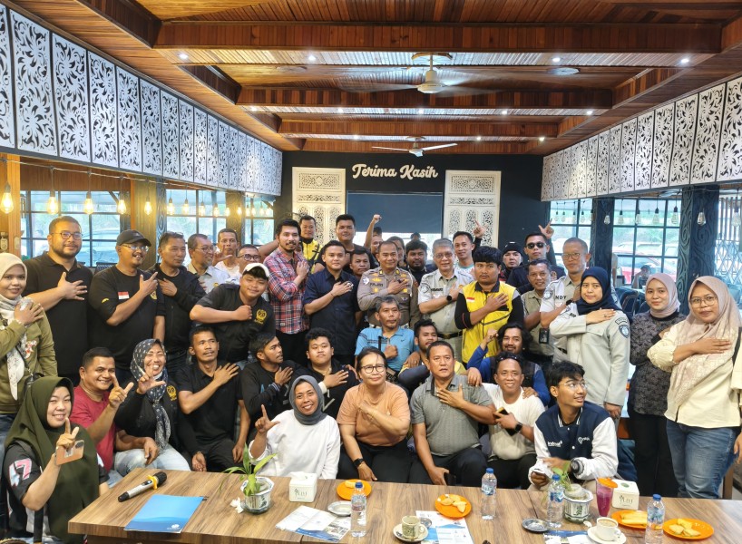 Perkuat Keselamatan Berkendara, Ditlantas Polda Riau Gandeng Maxim dan Jasa Raharja Edukasi Ratusan Driver