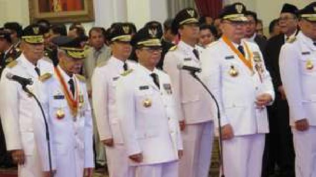 Ini dia 7 Gubernur dan Wagub yang Dilantik Jokowi