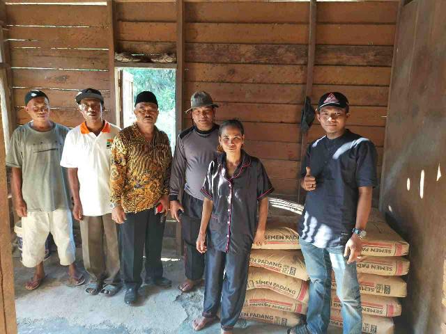 Ketua DPC MPI Dan Kapolsek Pasir Penyu Akan Kerja Sama Bantu Rehab Rumah Warga di Desa Batu Gajah