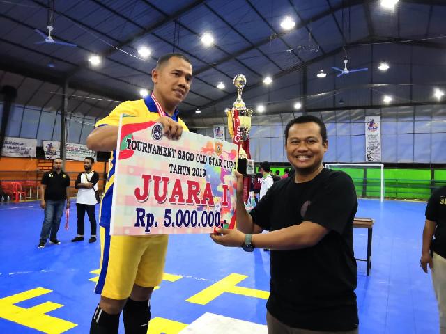 Ketua PSSI Meranti Sebut Turnamen Futsal Sago Old Star Sangat Bergengsi