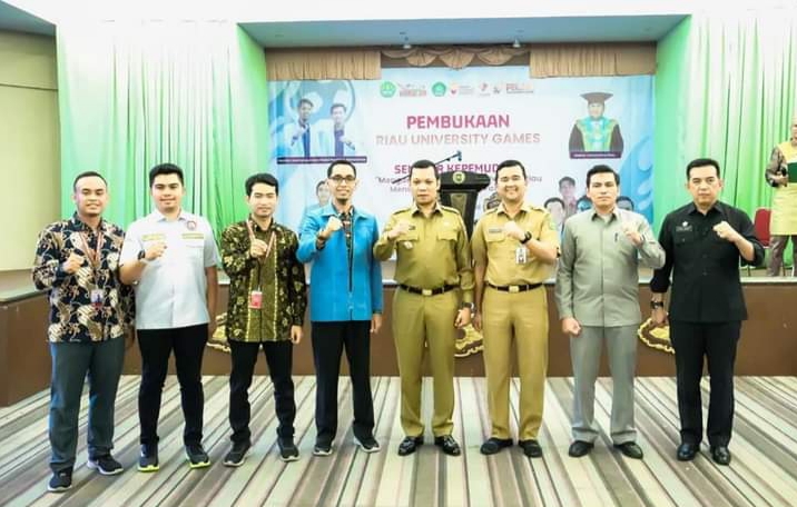Pj Wali Kota Pekanbaru Hadiri  Pembukaan Riau Univerisity Games RUG 2022