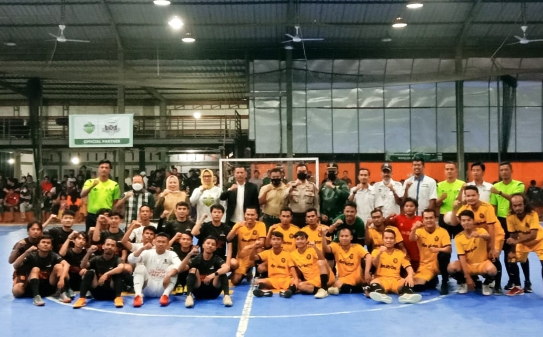Final Futsal Bupati CUP Tahun 2022, Bupati HM Adil Minta Hasilkan Atlet Terbaik dan Harumkan Nama Meranti