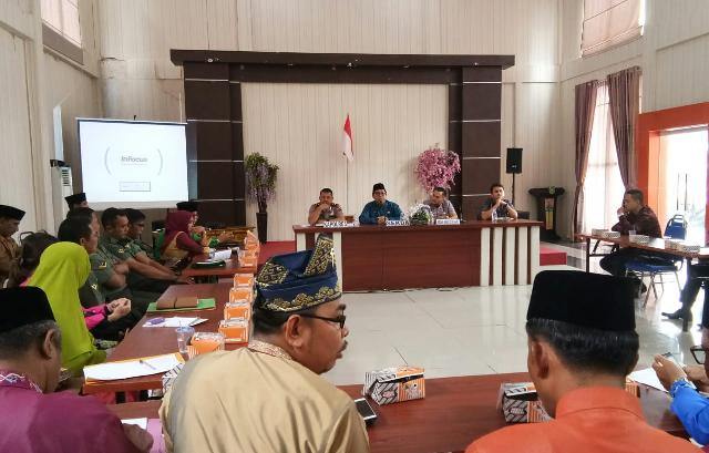 Sekda Meranti Pimpin Rakor Tim Saber Pungli Kabupaten Meranti