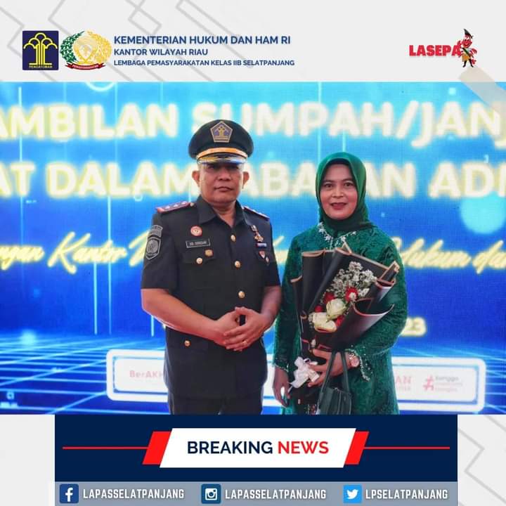 Hadiri Pelantikan di Kanwil Kemenkumham Banten, Khairul Bahri Siregar Resmi Dilantik Menjadi Karutan Kelas I Tangerang