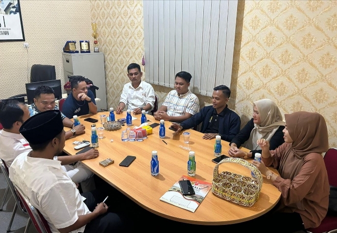 Silaturahmi, Bawaslu Pelalawan Kunjungi kantor JMSI ajak Kerjasama Pengawasan Partisipatif