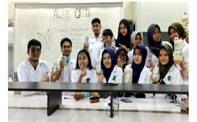 Terbaik, Dosen dan Mahasiswa Unilak Produksi Hand Sanitazer