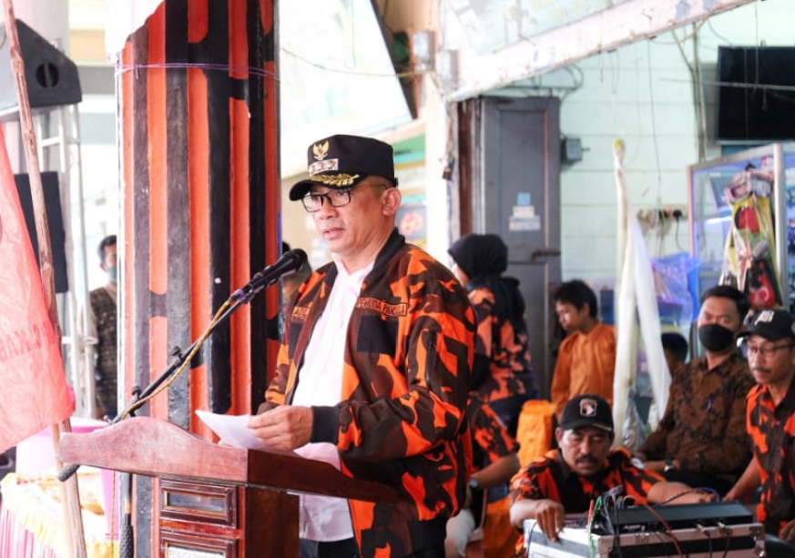 HUT Pemuda Pancasila Ke-62 Bupati HM Adil dan Wakil Gubernur Riau Edi Natar Ajak Pemuda Saling Bisernergi