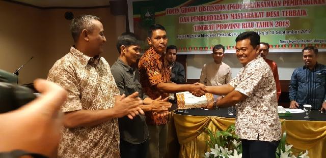 Terbaik Tingkat Provinsi Riau 2018,  3 Desa di Meranti Raih Penghargaan