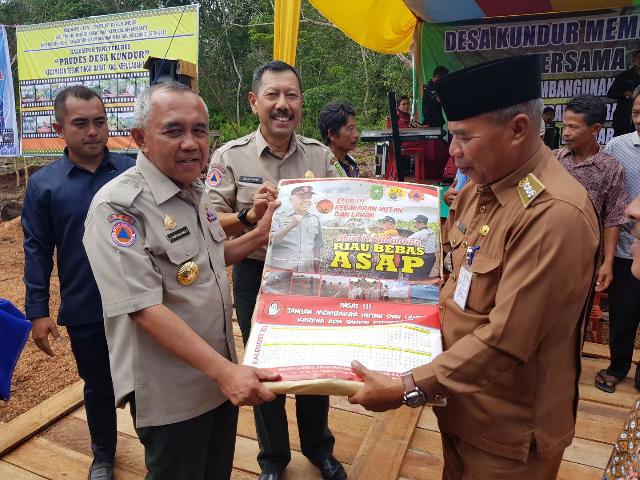 Datangi Kabupaten Meranti, Gubernur Riau Sosialisasi Cegah Karhutla