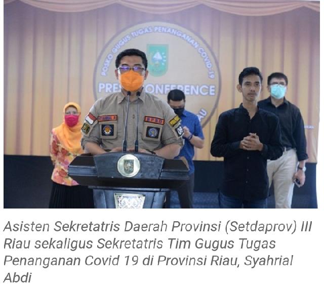 Pengajuan PSBB di Provinsi Riau Telah Diterima Menkes