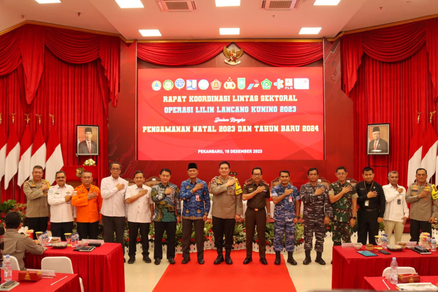 Kejati Riau Hadiri Rapat Koordinasi Lintas Sektoral Operasi Lilin Lancang Kuning Tahun 2023