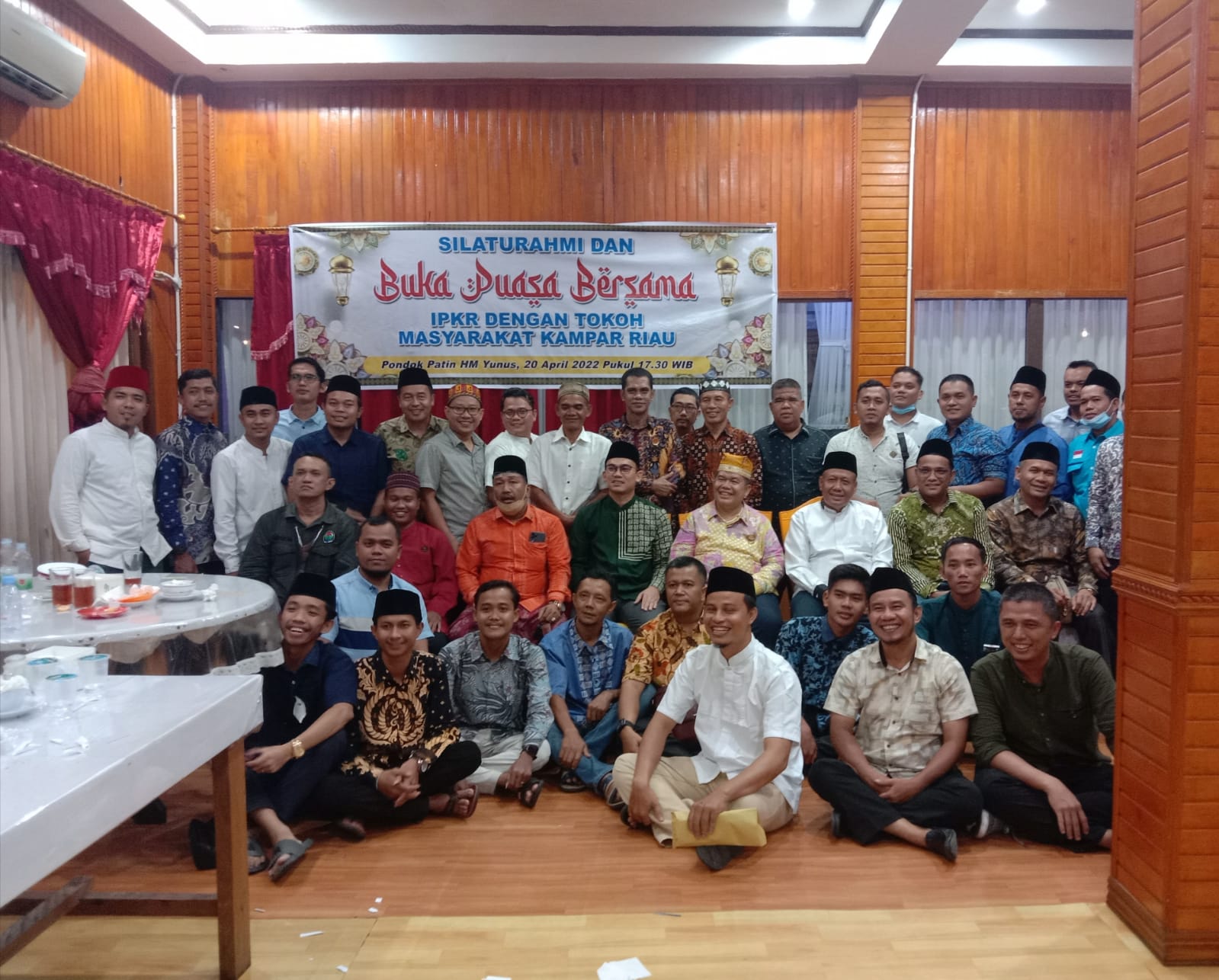 IPKR Gelar Silahturahmi dan Buka Puasa Bersama Dengan Tokoh Masyarakat Kampar Riau