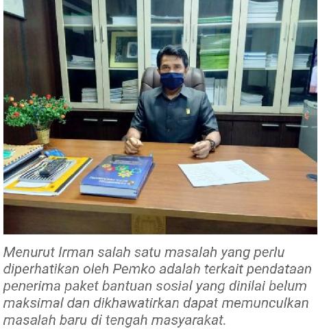 Ketua Fraksi PAN DPRD Pekanbaru Minta Walikota Hati-hati Mendata Warga Penerima Bantuan Covid-19