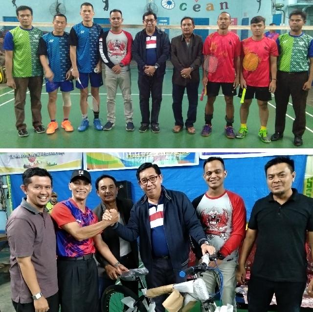 Sekda Yulian Norwis Tutup Turnamen PBSI Cup 2019 di Gedung Ocean Selatpanjang