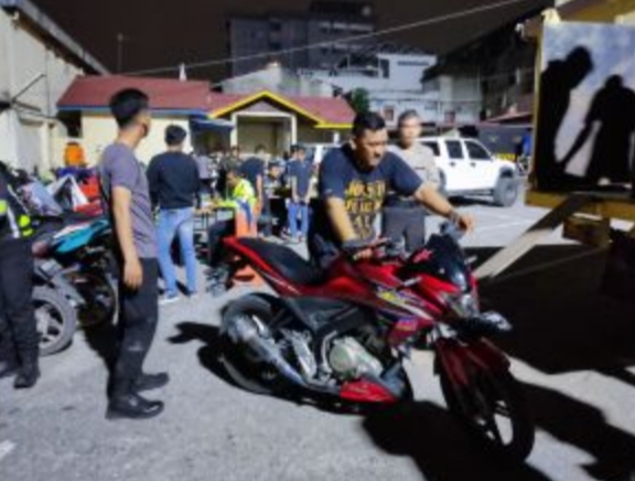Perayaan Imlek di Pekanbaru, Polisi Amankan 37 Unit Sepeda Motor