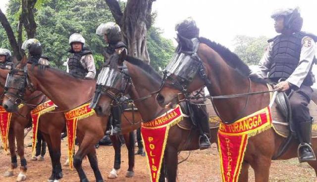 Pasukan Berkuda Ikut Jaga Istana Negara