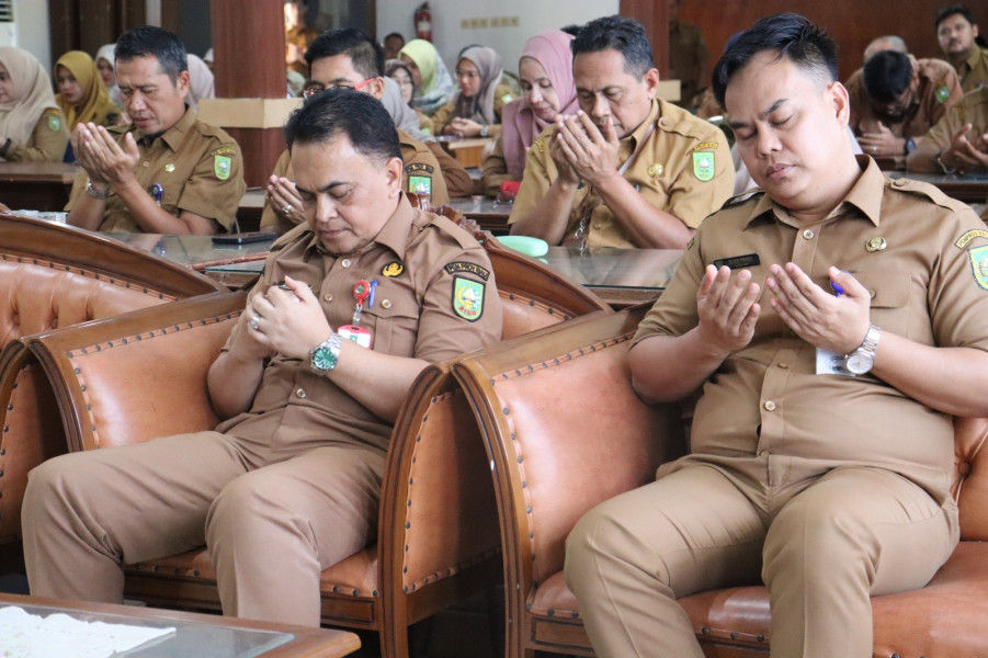 Keluarga Besar Inspektorat Daerah Provinsi Riau, Gelar Halal Bihalal Bersama ASN dan THL