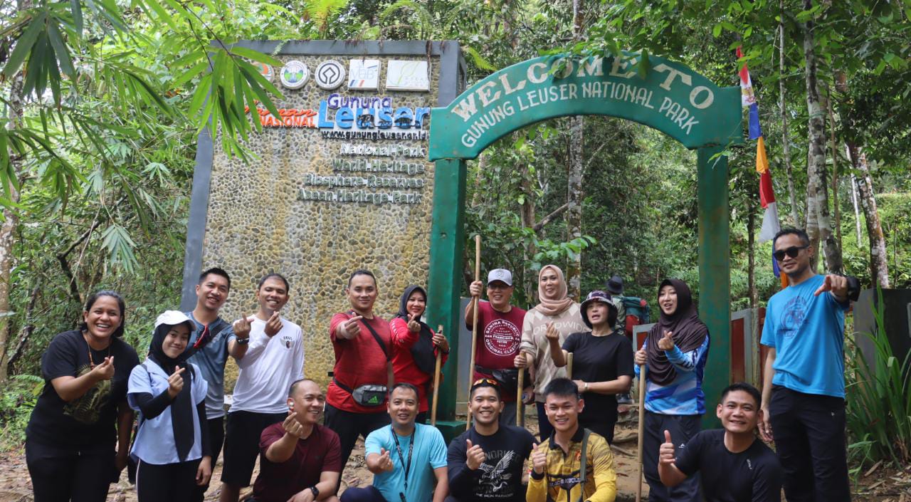 PKP Sespimmen di Polres Langkat, Zulfa Renaldo Kunjungi Wisata Bukit Lawang & Hutan Lindung