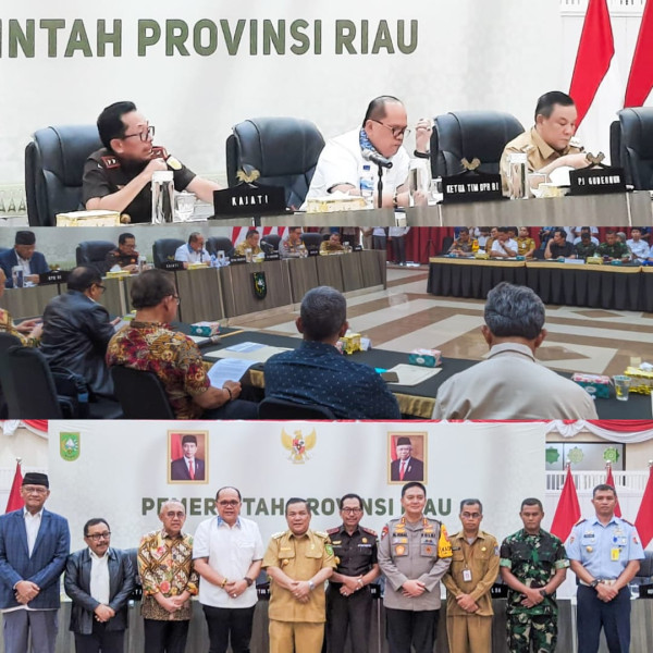 Kajati Riau Hadiri Kunker Tim Komisi II  DPR RI  Ke Provinsi
