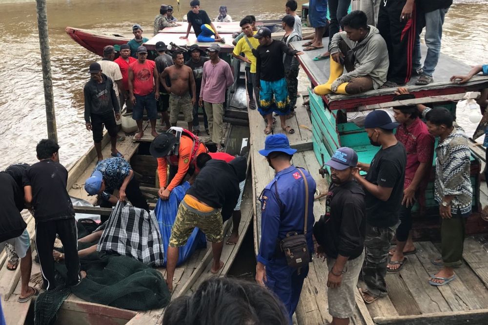 Dua Nelayan Tenggelam di Perairan Alur Bagan Riau Ditemukan Meninggal Dunia