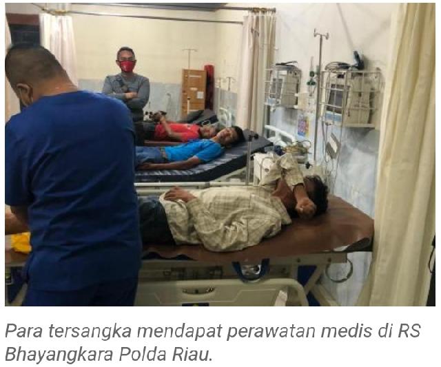 Kabur saat Jual Motor Curian ke Aparat Menyamar, Tiga Pelaku Curanmor di Riau Terpaksa Ditembak