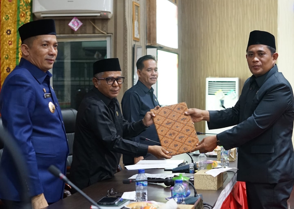 DPRD Meranti Gelar Rapat Paripurna Laporan Pansus Terhadap LKPj Kepala Daerah Tahun Anggaran 2021