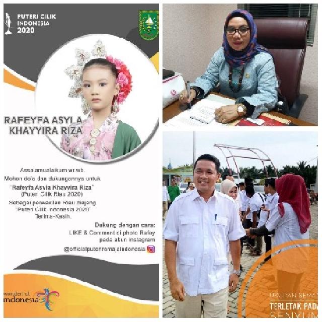 Wakili Riau di Tingkat Nasional, Rafeya Asyla Dapat Dukungan Anggota DPD RI dan Politisi Gerindra