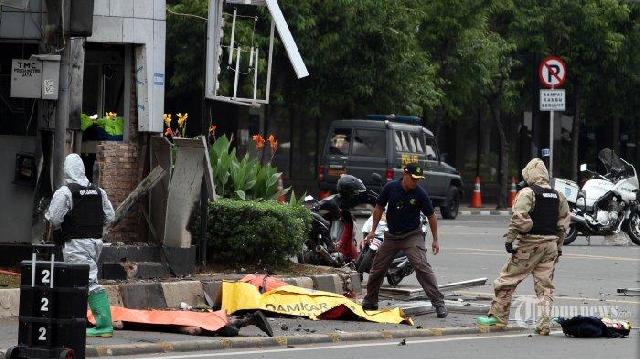  Polisi: Terduga Pelaku Bom Sarinah 4 Orang, Bukan 5 Orang