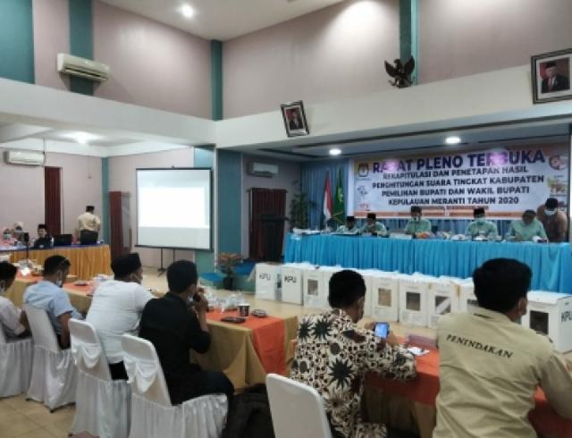 H.Muhammad Adil - Asmar Raih Suara Tertinggi Hasil Pleno KPU Kepulauan Meranti