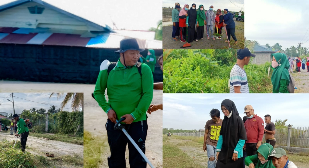 Peduli Kebersihan Lingkungan, PSS Lakukan Gotong Royong di Kelurahan Selatan