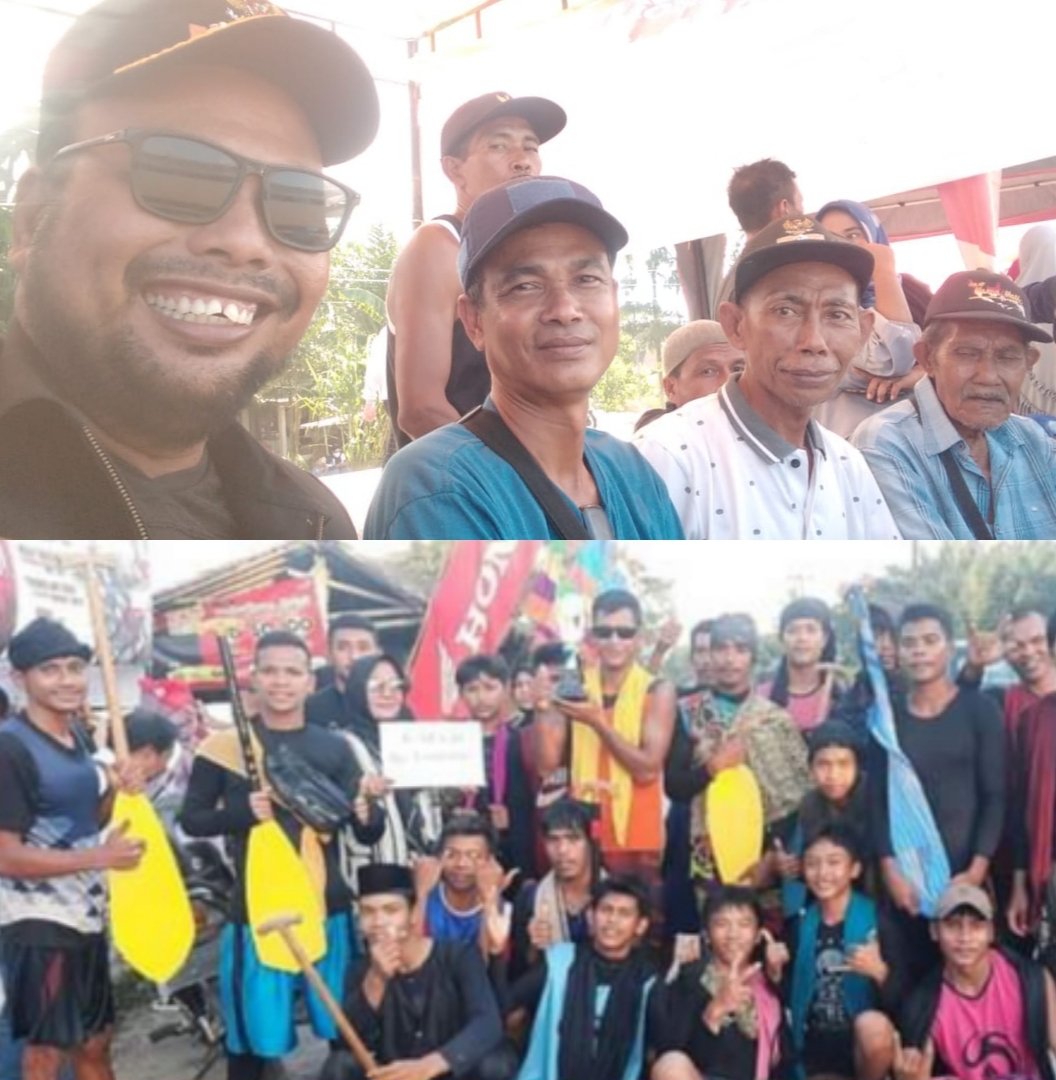 Pacu Sampan Mini Tradisi Masyarakat Desa Teluk Sungkai Kabupaten Inhu