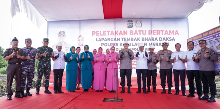 Kapolda Riau Irjen Pol Muhammad Iqbal Bersama Bupati HM Adil Tinjau Kapolres Meranti